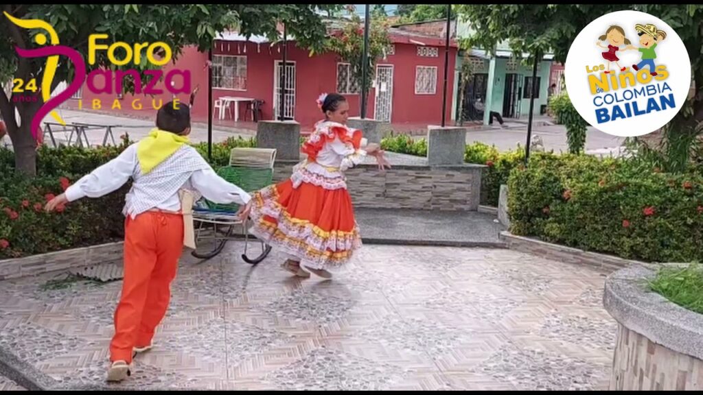 Pasillo "EL BAILE DEL ZANCUDO", Ibagué -  Los Niños de Colombia Bailan.