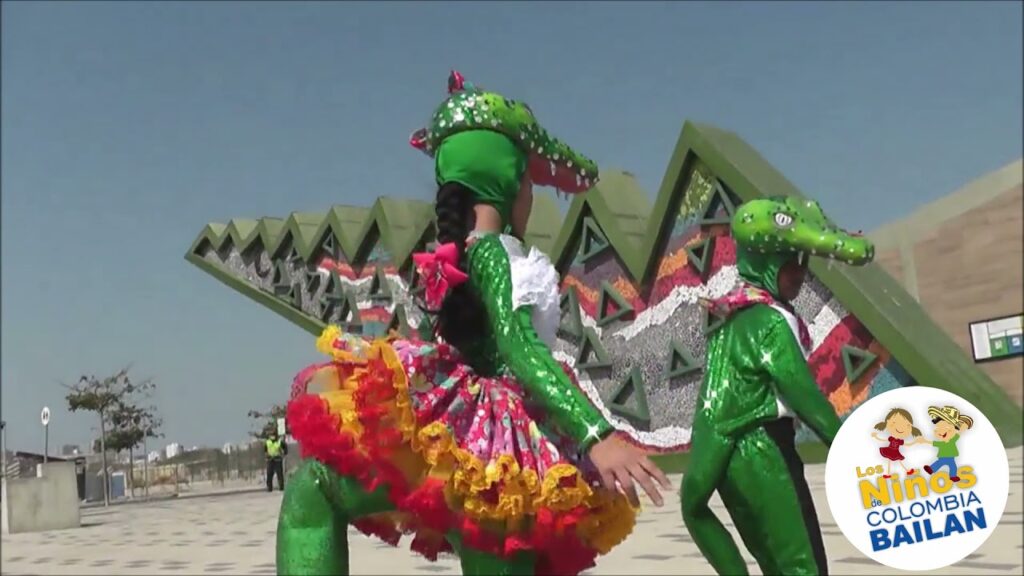 Danza: Cumbia/Puya "EL CAIMÁN", Barranquilla - Los Niños de Colombia Bailan