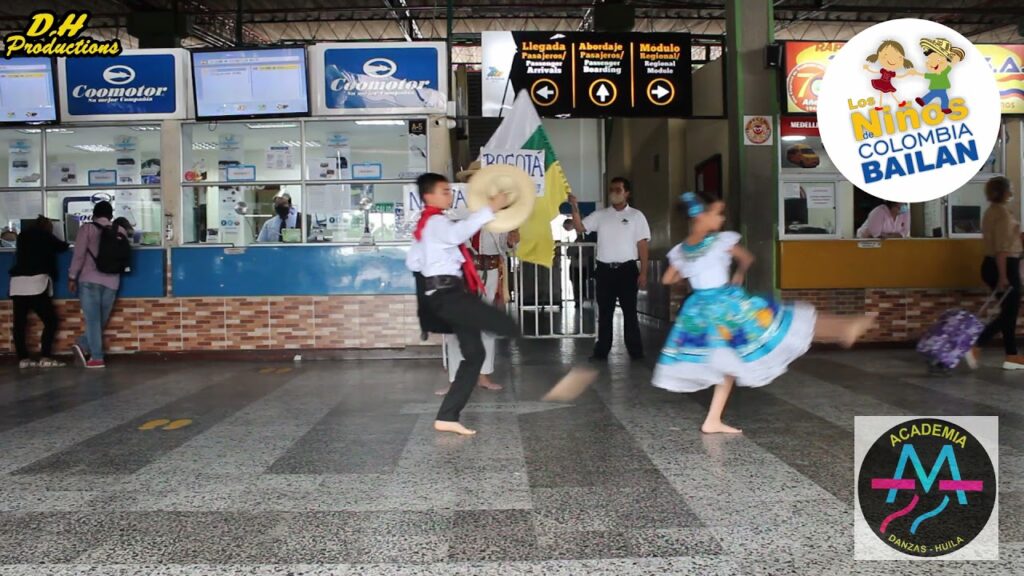 Baile "Bambuco VIAJE DE BOGOTÁ A NEIVA", Neiva - 19° Festival Los Niños de Colombia Bailan